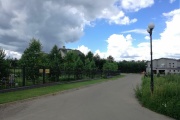 В поселке